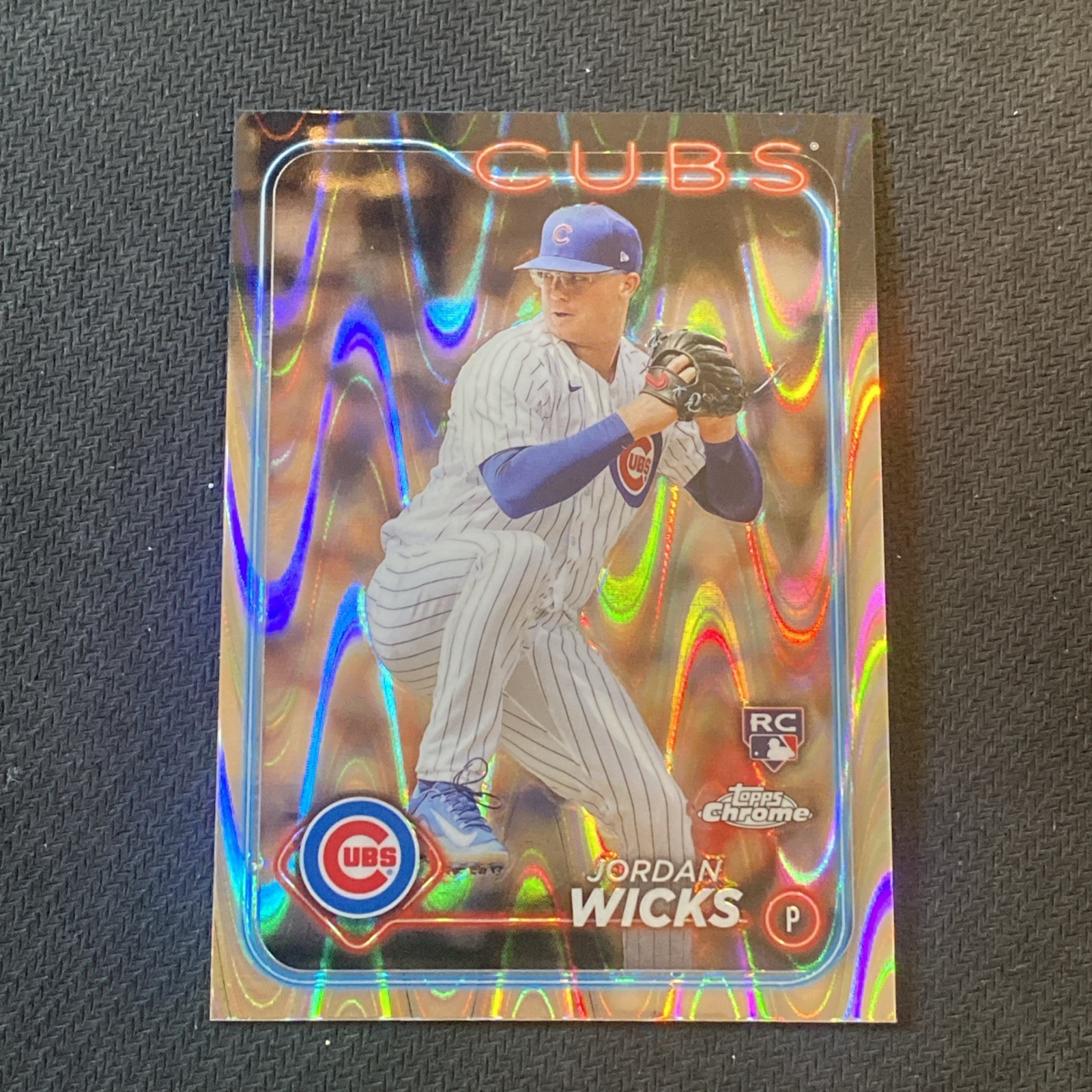 2024 Topps Chrome Jordan Wicks #67 RayWave Refractor (RC)