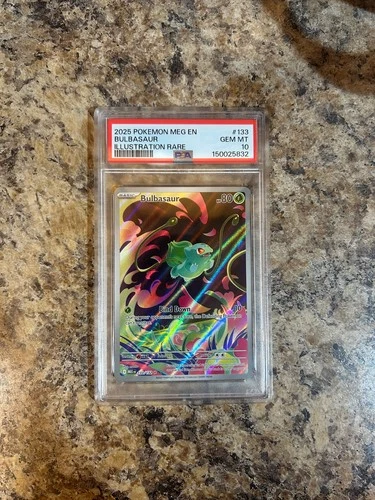 Mega Evolution Bulbasaur 133/132 PSA 10