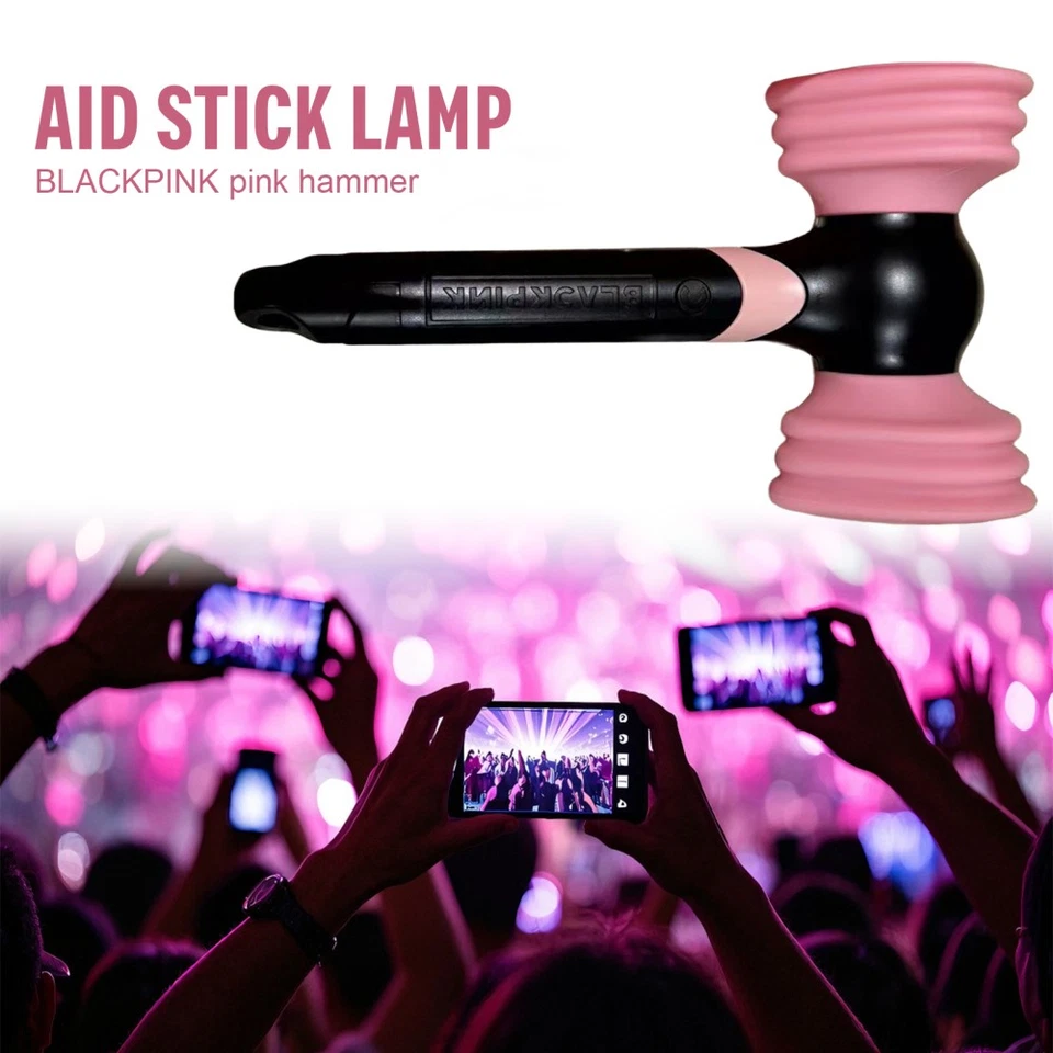 BLACKPINK Concert Glow Stick Bluetooth Light Stick Ver.5 Hammer Hand Lamp Cards - image 3 of 4