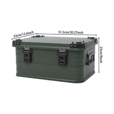 Outdoor Camping Fishing Hard Storage Bin For Picnic, Storage Box With Lid