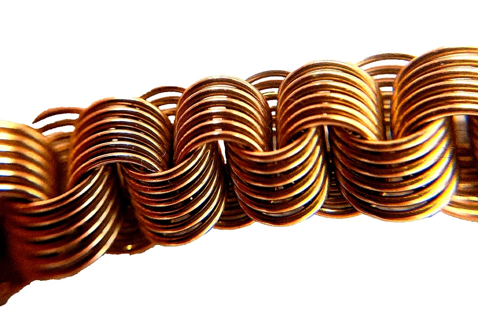 Collar de cadena chocker relleno de oro 15,5 pulgadas L, 120º-12k-GF, 0,5 pulgadas de ancho, 50 gr, VINTAGE Foto 2 de 4