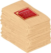 Utopia Kitchen Beige Flour Sack Towels [12 Pack - 28 x 28 Inch] 100% Cotton Tea 