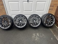 Audi/Mercedes/ BMW M8/M5 5x112 WHEELS FORGED 21" HRE P200 STAGGERED 10" AND 11"