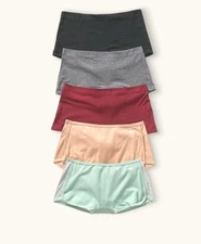 Victoria Secret PINK Boyshort Shortie Panties Underwear Cotton Multicolor 3 Size