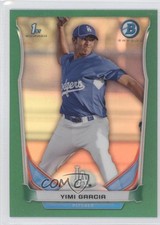 2014 Bowman Prospects Chrome Green Refractor 50/75 Yimi Garcia #BCP70 fm0
