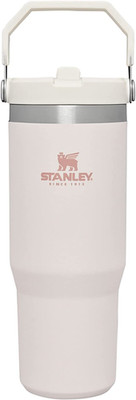 IceFlow Flip Straw Tumbler with Handle 30 oz | Twist On Lid and Flip Up Straw |