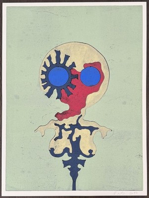 Martin Werthmann, Final Scenery I, color wood print, 2013, autographed and dated