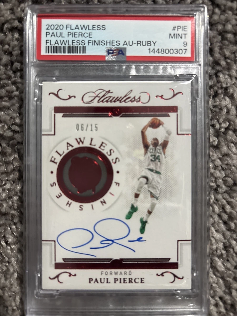 Panini Paul Pierce Basketball Autographed Sports Trading Cards