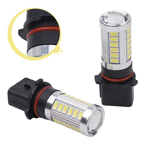 P13W White LED Bulb Pair for Daytime Running Light For A4 B8 Q5 Compatible - Picture 4 of 12