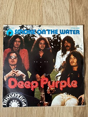 DEEP PURPLE ~ Smoke On The Water ~ 1973 Spanish 7'' Single, Studio/Live ~ EX