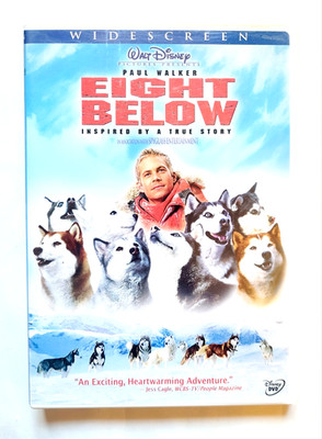 Eight Below DVD Adventure Action 2006 PG Widescreen Walt Disney Free Shipping