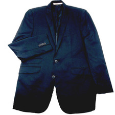 Ben Sherman Blazer BLACK Wool Ticket Pocket 2 Vent 40 Sport Coat Preppy Career
