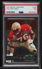 1997 Skybox Metal Universe Walter Jones #185 PSA 7 HOF 0e2x