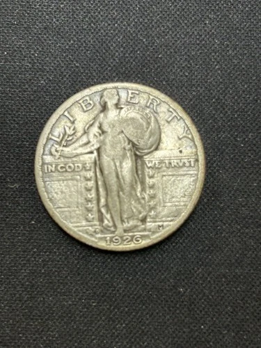 1926-D Standing Liberty Quarter, 90% Silver, Circulated