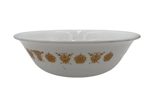 Vintage Pyrex Butterfly Gold Corelle Bowl by Corning 1970