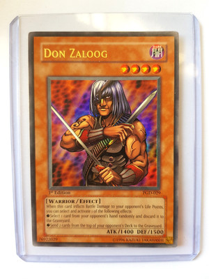 Don Zaloog PGD-029 Ultra-Rare 1 Auflage YU-GI-OH Englisch Light Played