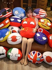 Country Ball Toys Plush Polandball Hand Warmer Pillow Countryball USSR USA FRANC