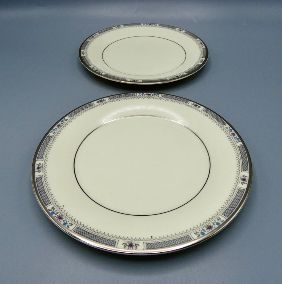 Royal Doulton Melissa Romance Collection 2x Side Plates 17cm 1982 Bone China - Image 3 of 4