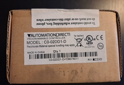 New OEM Sealed Automation Direct Click Analog PLC C0-02DD1-D C002DD1D NextDayAir