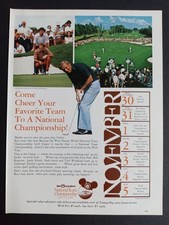 Walt Disney World Golf Ad 1978 National Team Championship Sears Arnold Palmer