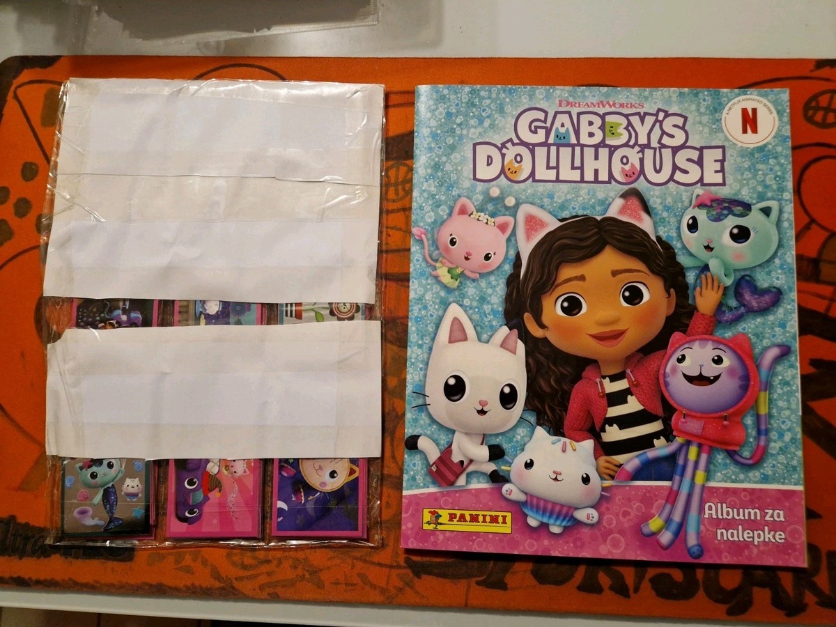 GABBY'S DOLLHOUSE Panini Sticker Collection COMPLETE SET+EMPTY