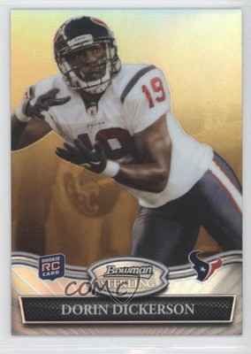 2010 Bowman Sterling Gold Refractor 24/25 Dorin Dickerson #24 Rookie RC 0f6