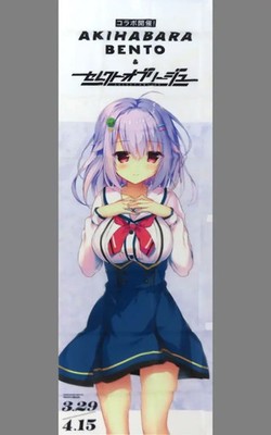 AKIHABARA BENTO Touli Nobori Wandteppich 60 cm x 180 cm Oblige auswählen
