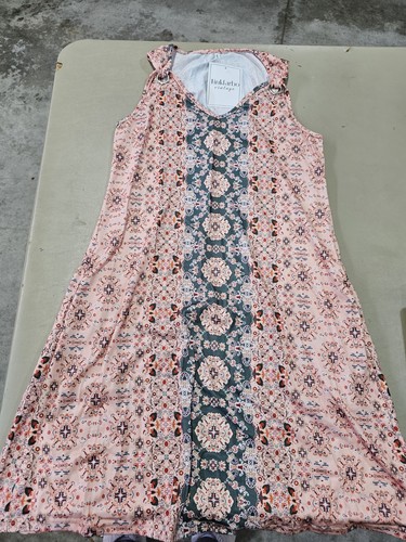 Summer Dresses for Women Beach Boho Sleeveless Vintage Floral Flowy Pocket...