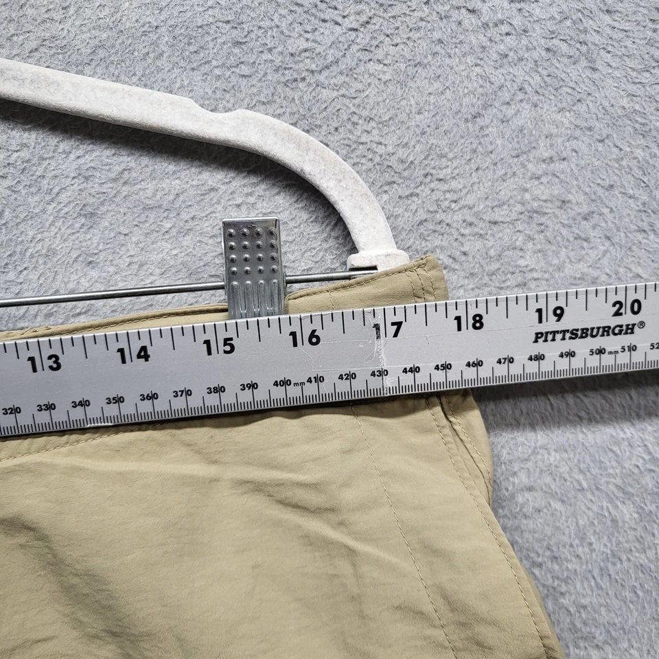 Royal Robbins Men Activewear Shorts XL Khaki Nylon Chino Buckle 7" Inseam - Image 4 of 4