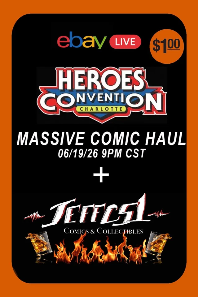 HEROES CON Massive Comic Haul -$1 Starts - Signed Books, 1 of 1s & Requests