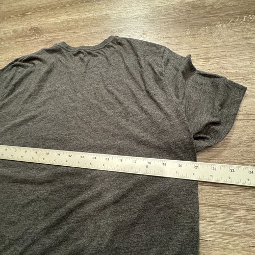 Lucky Brand Shirt Mens Large Gray Short Sleeve Clovers Crew Neck Tee Casual - Picture 8 of 9