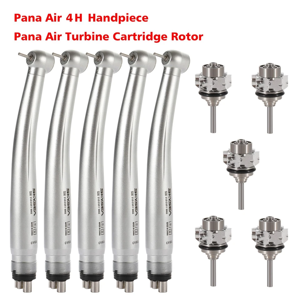 1-10*Pieza de mano dental de alta velocidad estilo NSK 4 orificios/cartucho de turbina rotor SKYSEA Foto 2 de 4