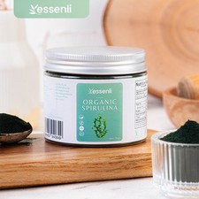 Masque spiruline bio Spiruline en poudre 80 g plante séchée botanique usage q...