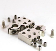 4 Input 1/0 AWG Gauge SAE Aluminum Top Post Battery Terminals