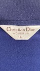 Vintage 80s Christian Dior Monsieur Men's Navy Velour Zip Track Jacket Sz L — photo 3