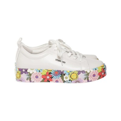 Santorio, Sneaker, Größe: 38, Leder, Weiß/Mehrfarbig, Damen #CuH