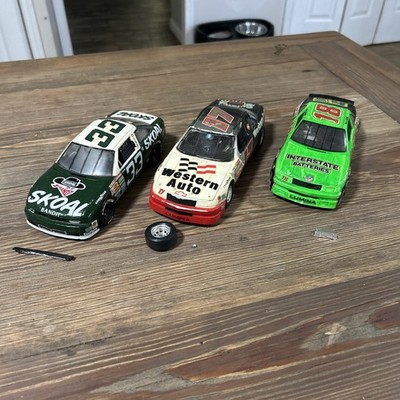 Darrel Waltrip, Harry Gant, Dale Jarrett Used 1/25 Scale AMT/Ertl Model Kits