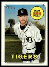 2018 Topps Heritage Shane Greene Detroit Tigers #617