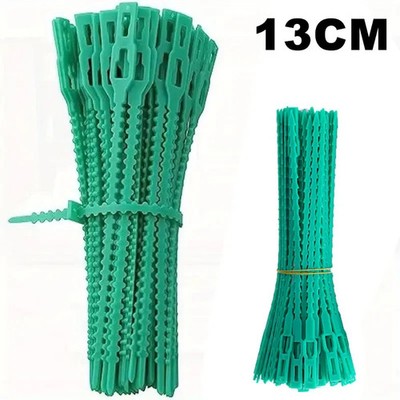 Reusable Garden Cable Ties Plant Vine Tree Shrubs Support Fastener Locking Nylon
