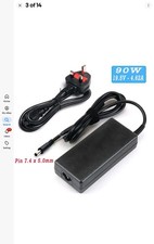 Image of 90W 19.5V AC Adapter Laptop Charger for Dell Pin 7.4mm x 5.0mm
