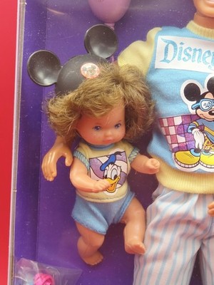 1989 Mattel The Heart Family Visits Disneyland Dad & Boy #7556