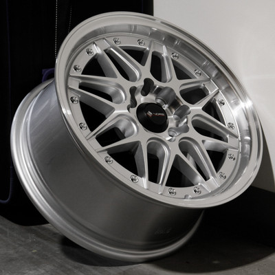 15x7 Silver Wheels Vors VR7 4x100/4x114.3 35 (Set of 4)  73.1