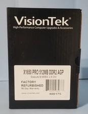 VisionTek ATI Radeon X1650 Pro 512MB DDR2 AGP Video Card VT-RX165PGA2-E3