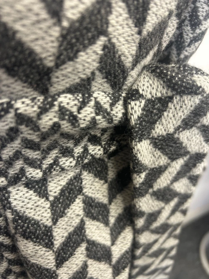 Abrigo Max Mara Espiga Patrón Reversible Lana Sin Mangas, Talla S - #1008 Foto 4 de 4