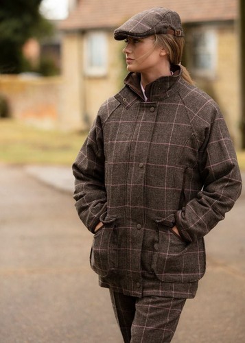 combrook ladies tweed coat