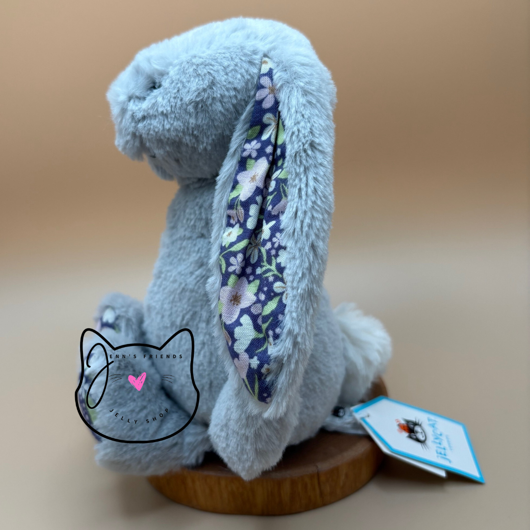 Jellycat BLOSSOM SILVER BUNNY 'Bloom' Small RETIRED New BNWT Plush