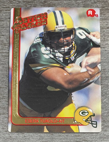 Esera Tuaolo RC 1991 Action Packed Rookie Update Packers #45  *F771*