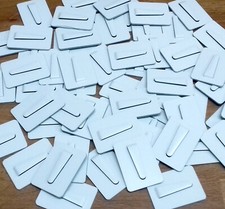 PACK OF 50 SELF ADHESIVE METAL CABLE CLIPS SIZE LARGE 31mm x 44mm FOR 12mm CABLE