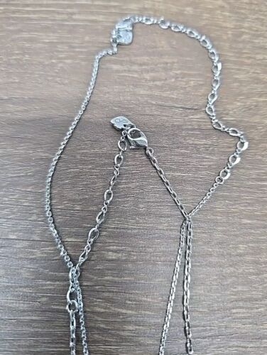 Swarovski großes Herz bunt rosa Kristall Medaillon Anhänger Halskette 9" fast neuwertig - Bild 5 von 9