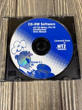 NTI CD RW Software CD Maker DriveBackup Drive Manual Version 5.1 PC Computer